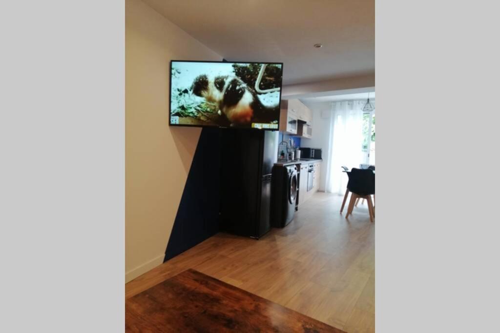 Charmant Appartement Avec Terrasse Pont-de-lʼIsère Kültér fotó